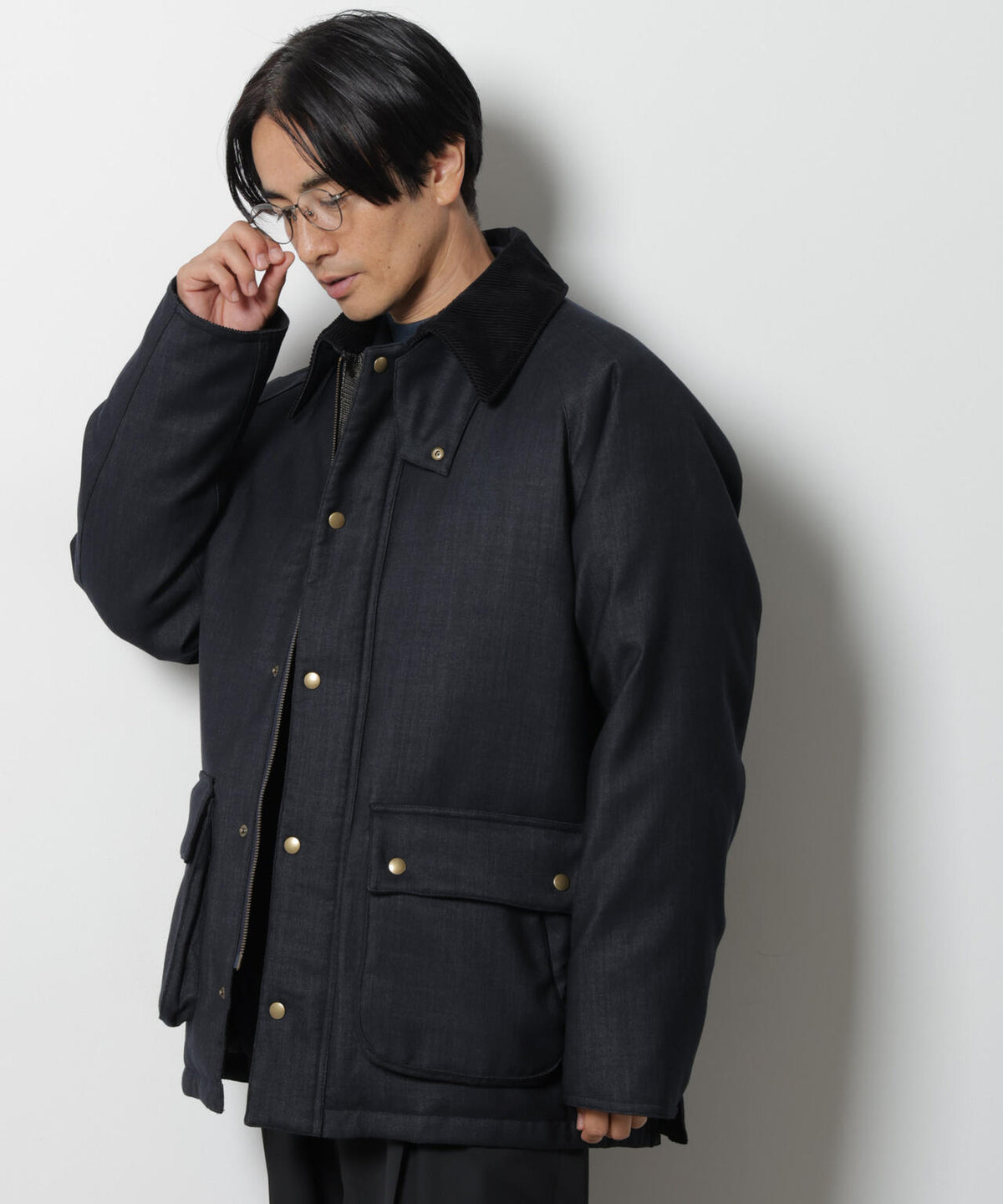 「My西川ダウン(R)」ウールデニムハンティングダウン