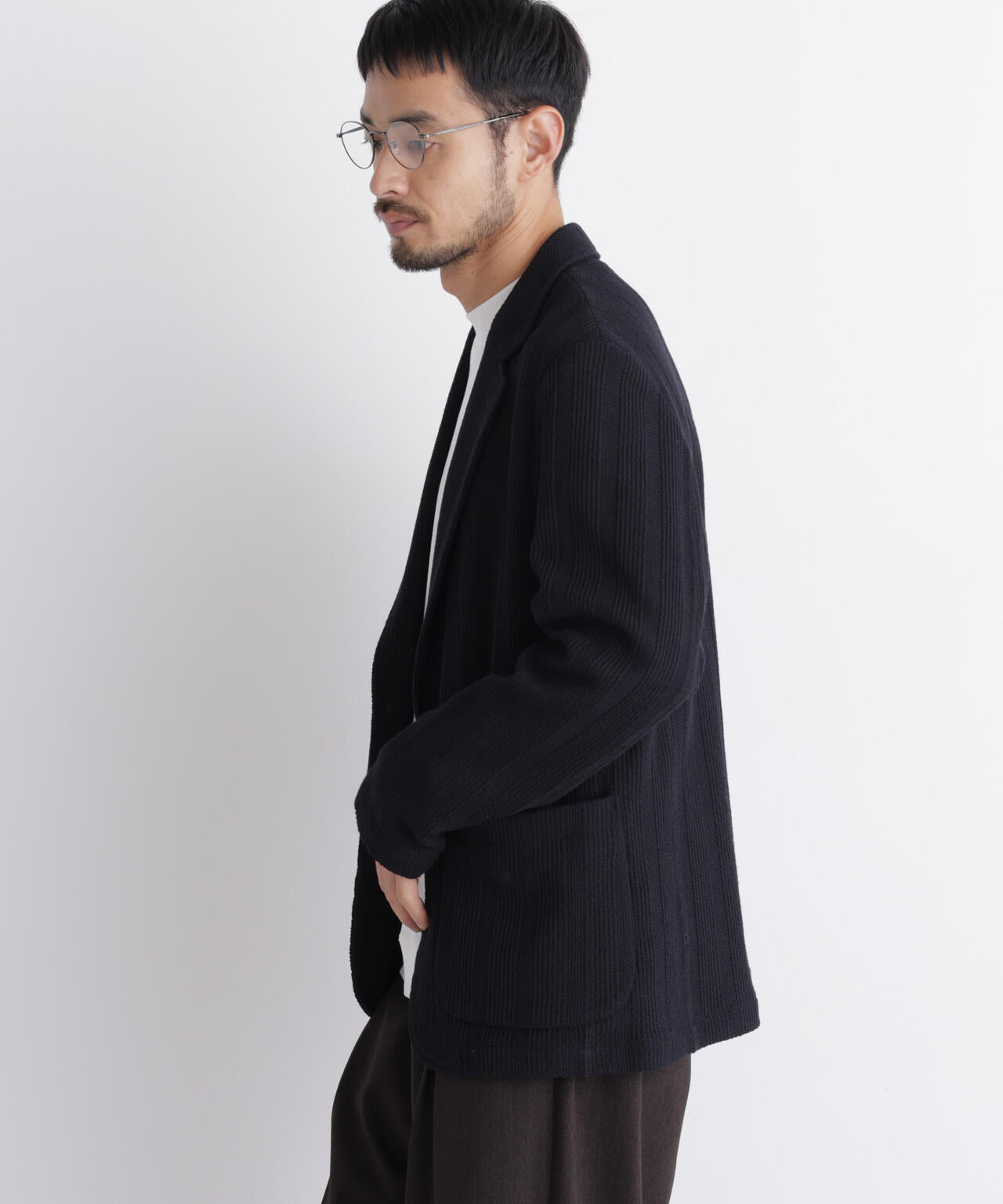 【大人気セットアップ】｢DamerinoJacket｣TEXBRID(R) リンクスストライプジャージージャケット