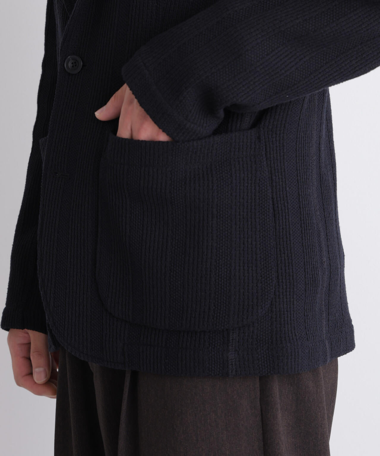 【大人気セットアップ】｢DamerinoJacket｣TEXBRID(R) リンクスストライプジャージージャケット