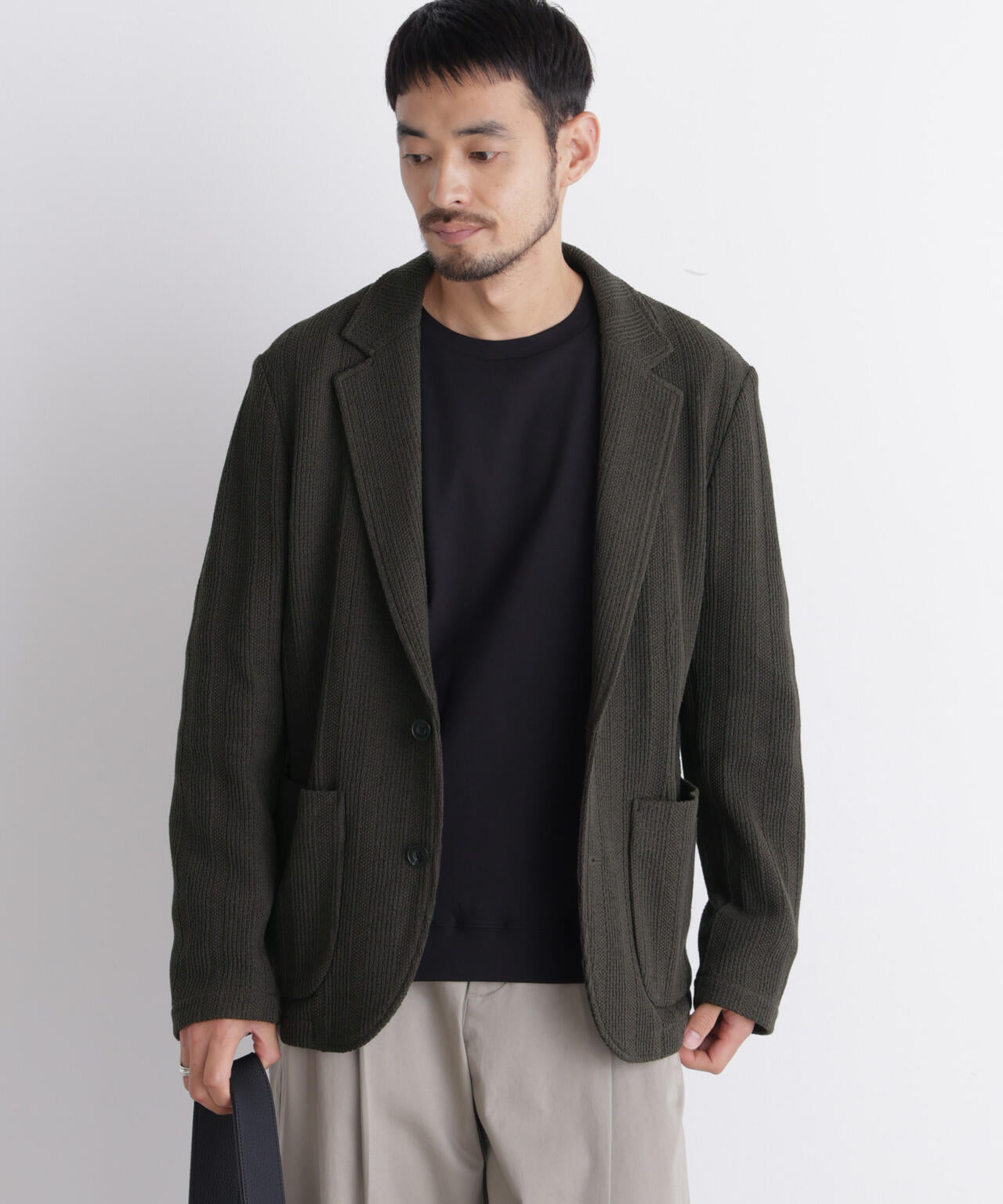 【大人気セットアップ】｢DamerinoJacket｣TEXBRID(R) リンクスストライプジャージージャケット