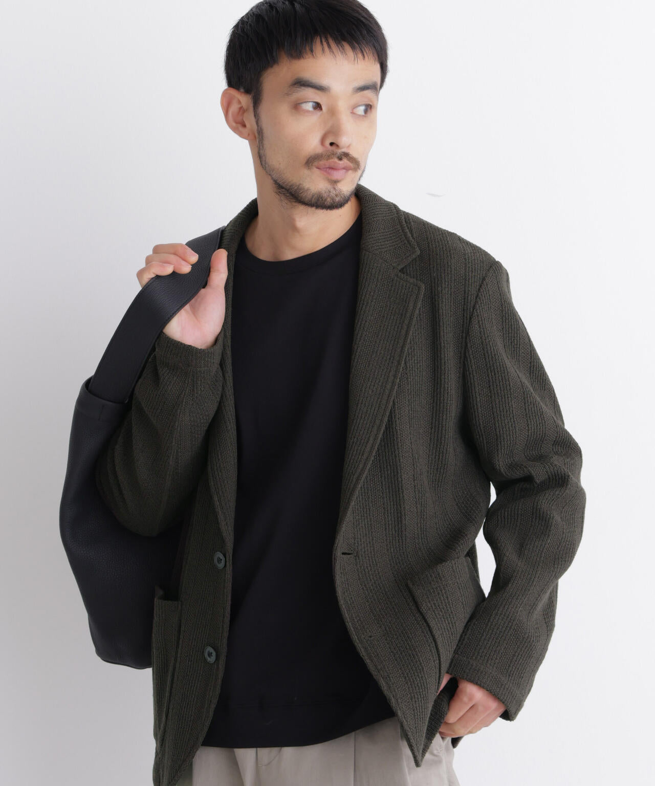 【大人気セットアップ】｢DamerinoJacket｣TEXBRID(R) リンクスストライプジャージージャケット