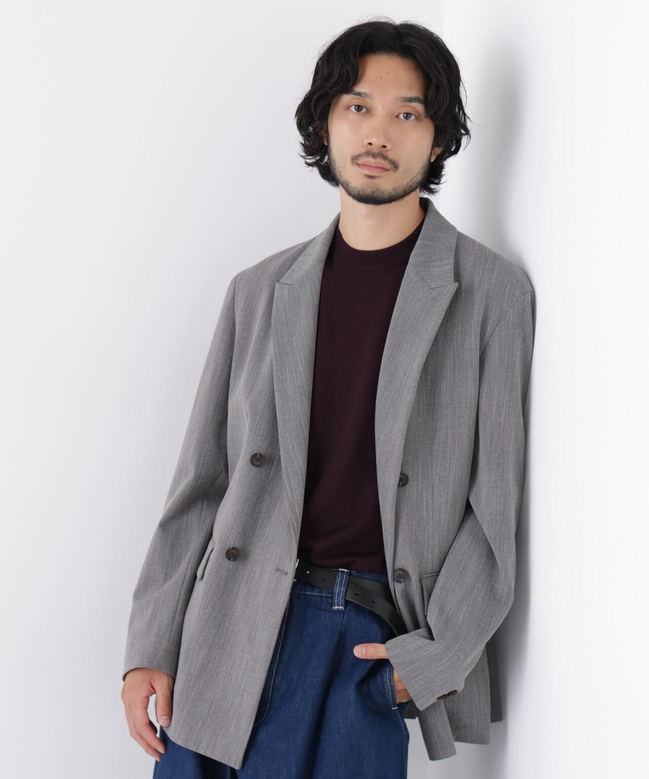 ｢DELEGANT｣ ダブルブレストジャケット（セットアップ可）