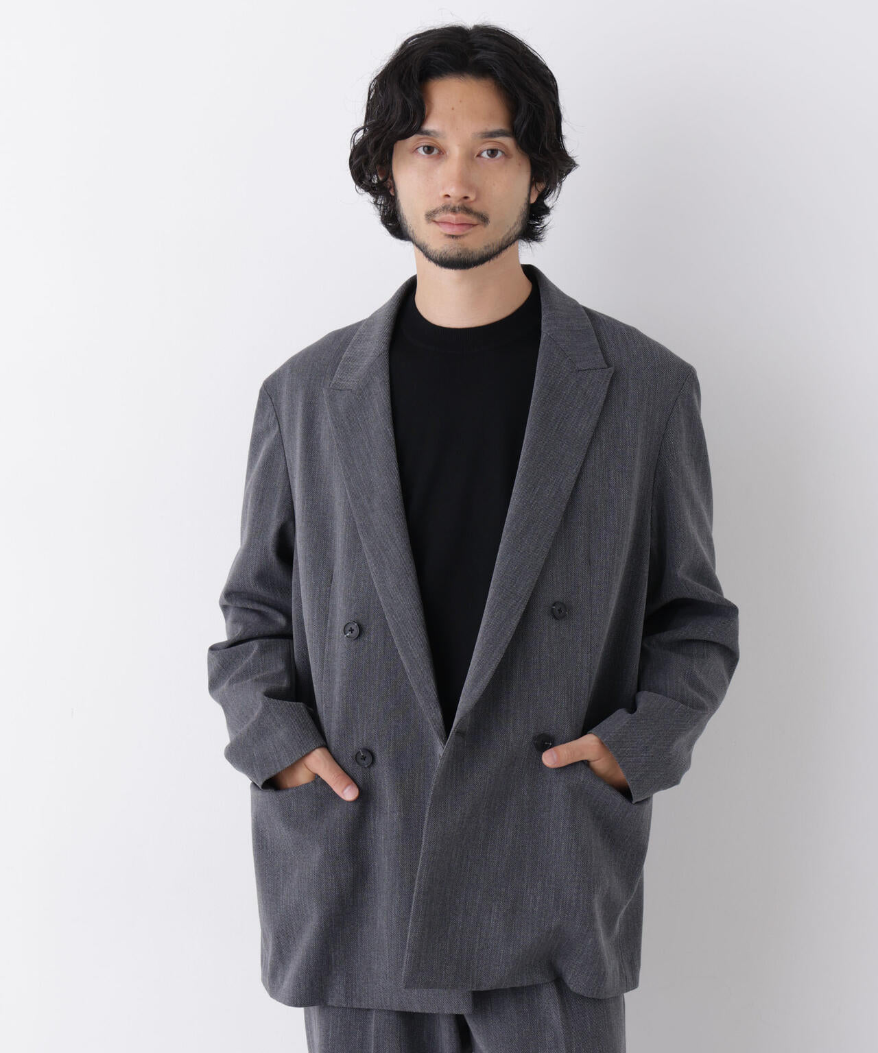 ｢DELEGANT｣ ダブルブレストジャケット（セットアップ可）