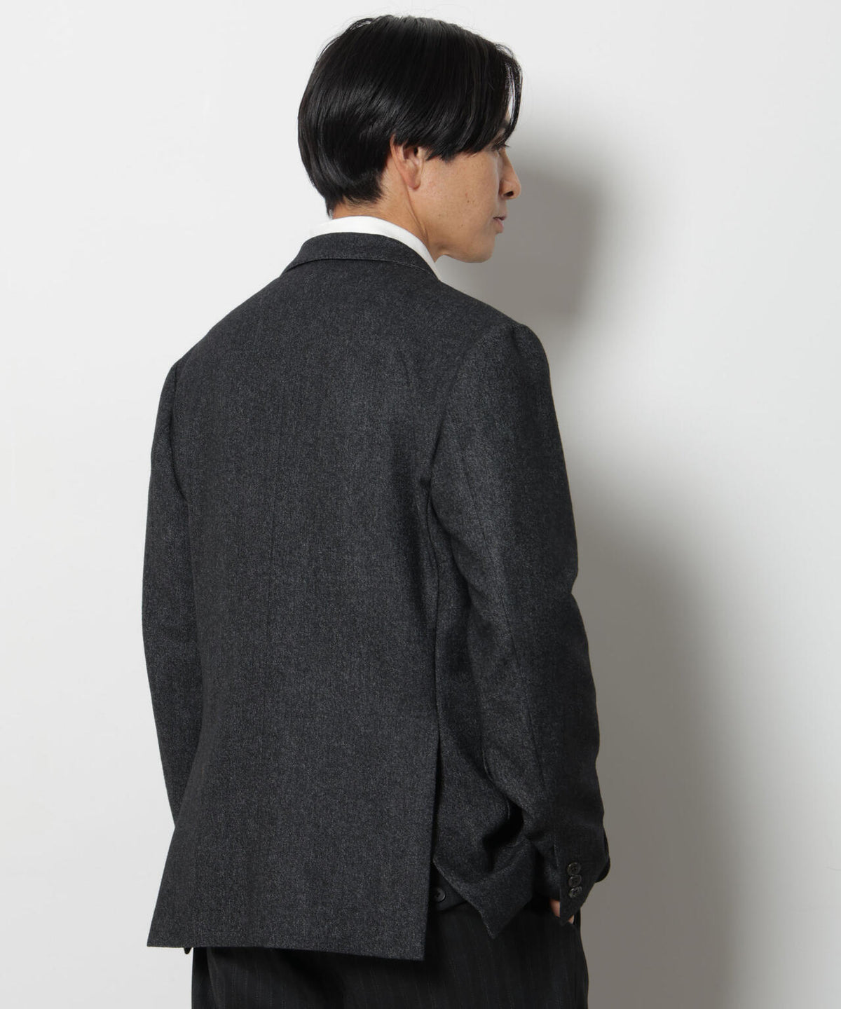 ｢DamerinoJacket｣ カシミヤミックスウォッシャブルツイードジャケット