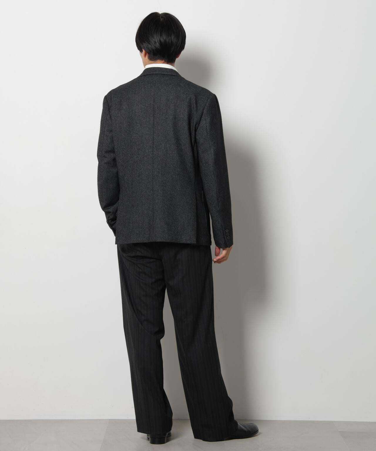 DamerinoJacket｣ カシミヤミックスウォッシャブルツイードジャケット