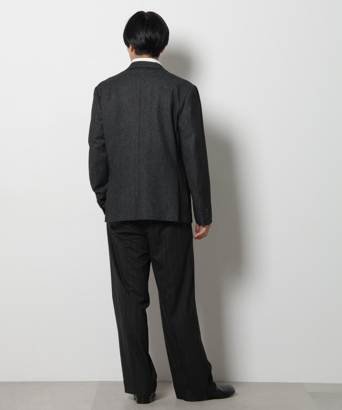 ｢DamerinoJacket｣ カシミヤミックスウォッシャブルツイードジャケット