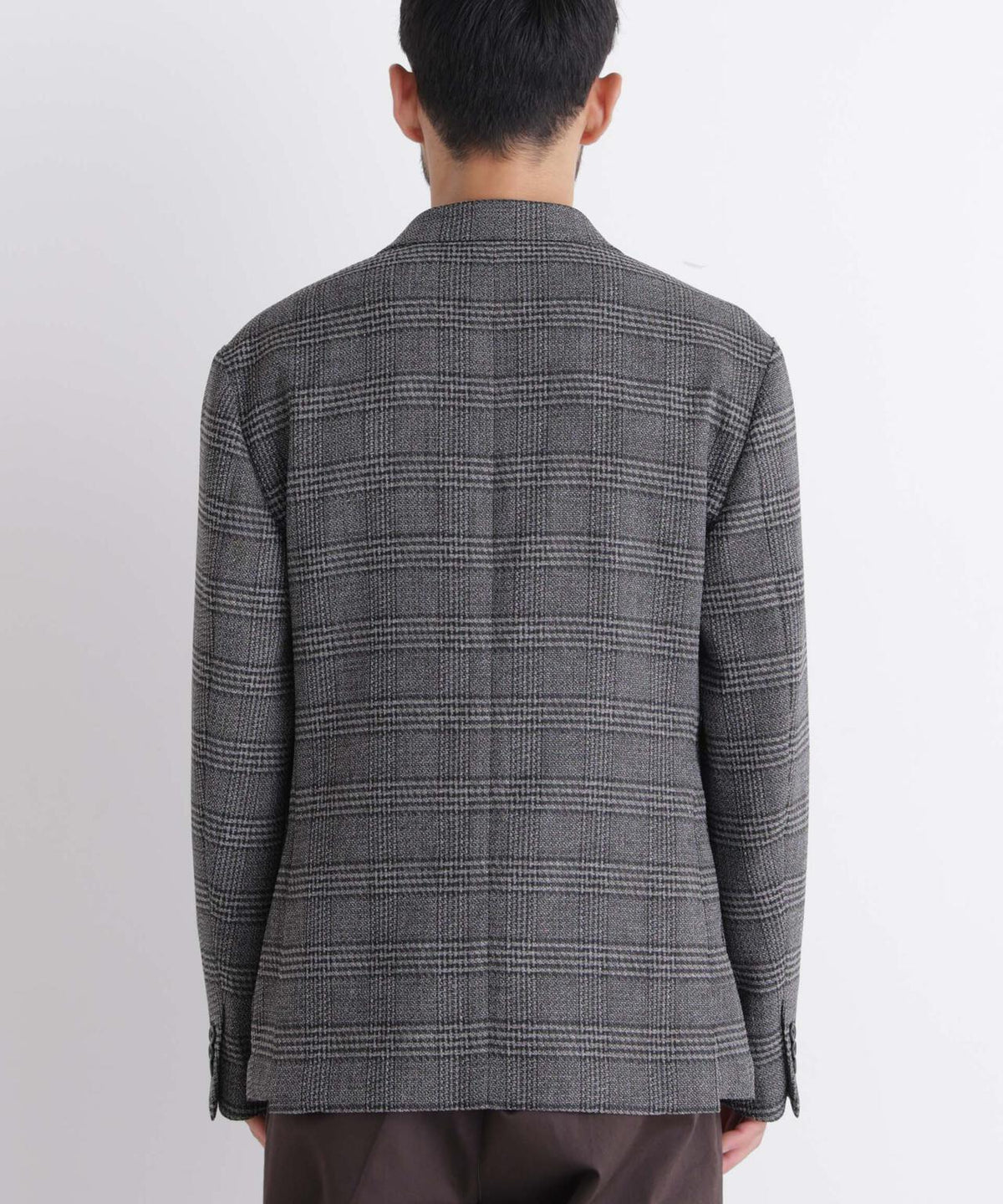 「DamerinoJacket」LANATEC(R) グレンチェックツイードジャケット
