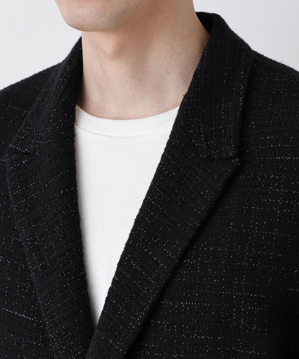 「Damerino Jacket」ネップツィードジャージー