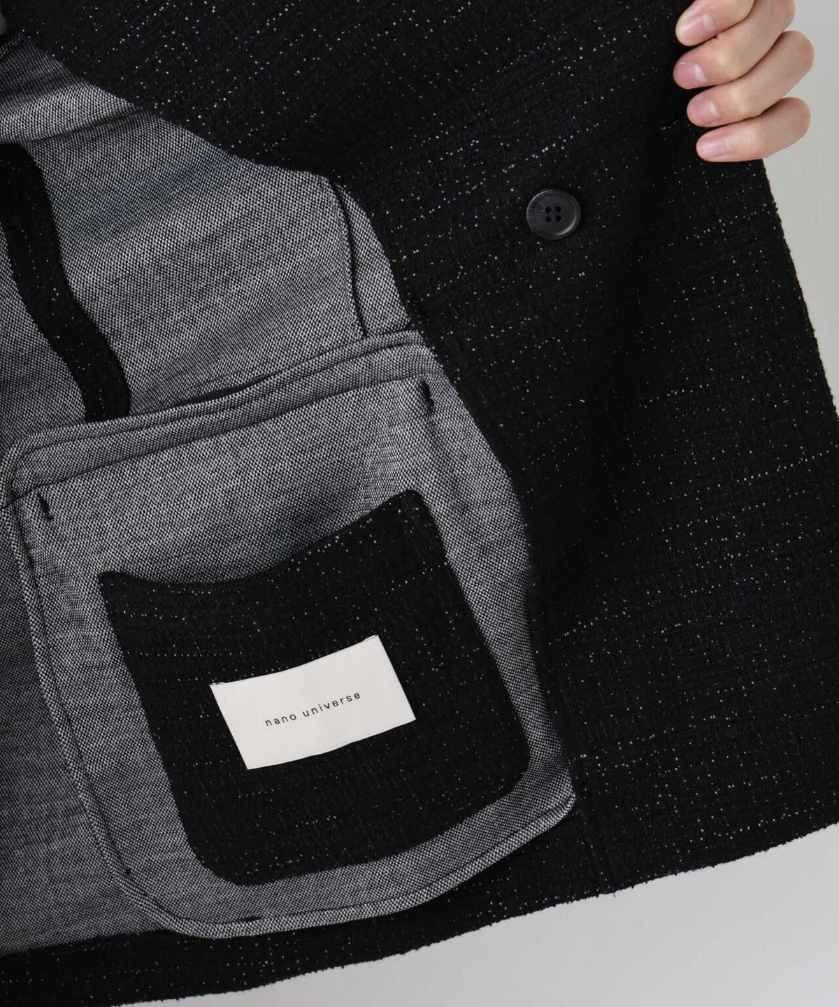 「Damerino Jacket」ネップツィードジャージー