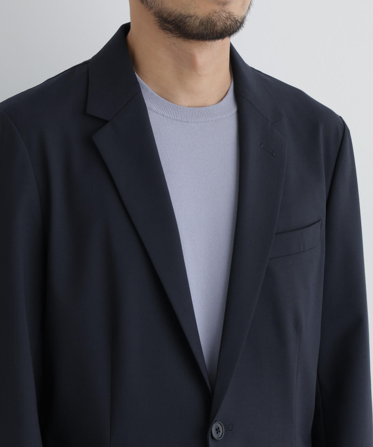 【大人気セットアップ】「Damerino」ウールライクトロストレッチセットアップ/WASHABLE