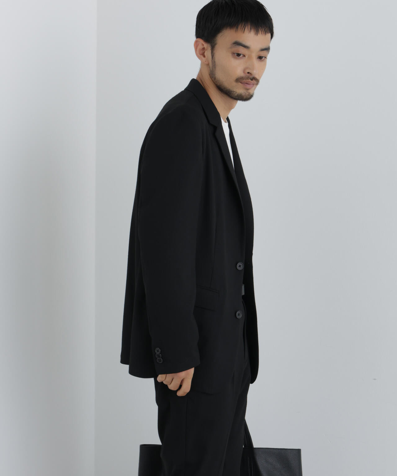 【大人気セットアップ】｢Damerino｣ T/Rスラブストレッチセットアップ/WASHABLE