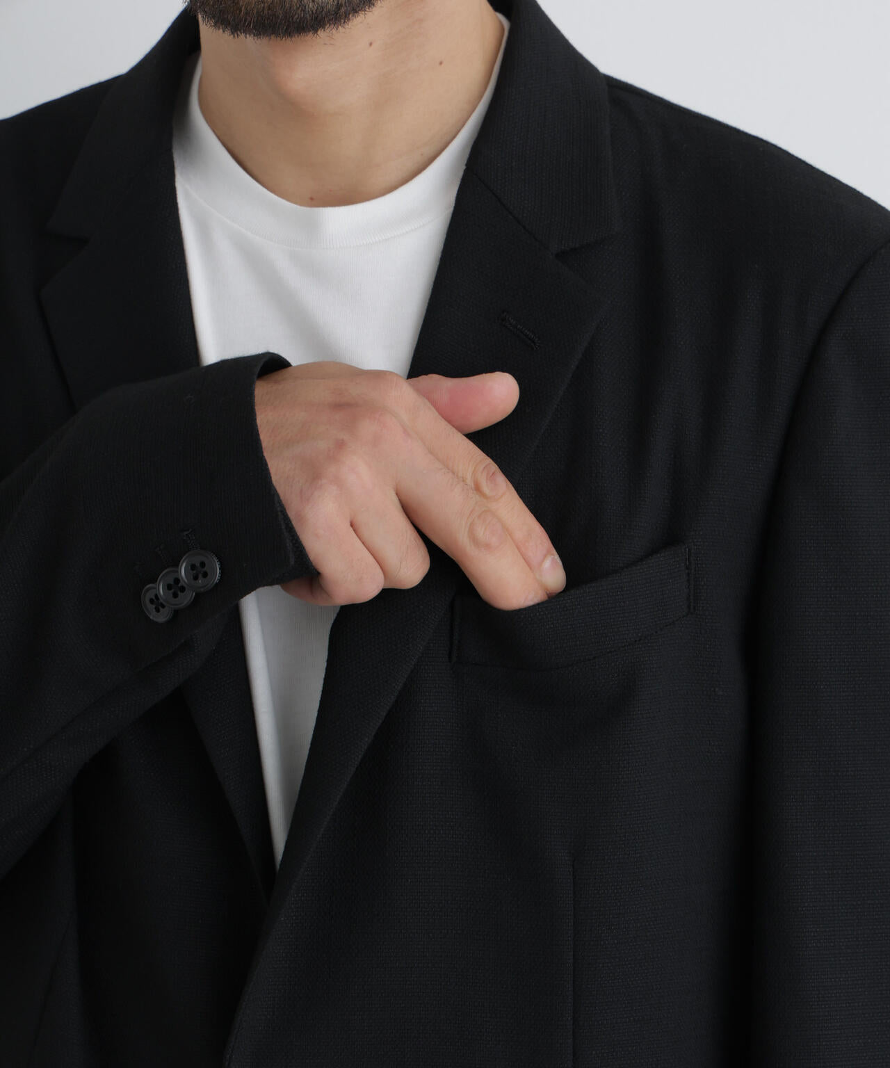 【大人気セットアップ】｢Damerino｣ T/Rスラブストレッチセットアップ/WASHABLE