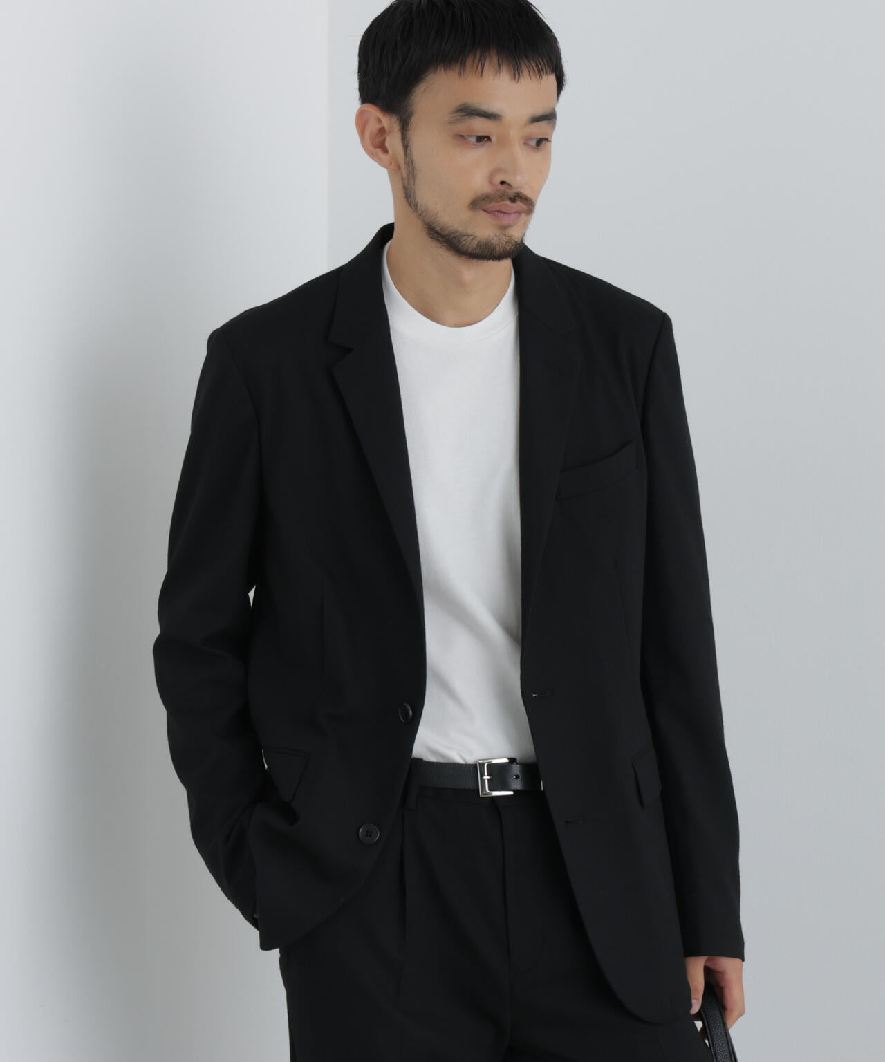 【大人気セットアップ】｢Damerino｣ T/Rスラブストレッチセットアップ/WASHABLE