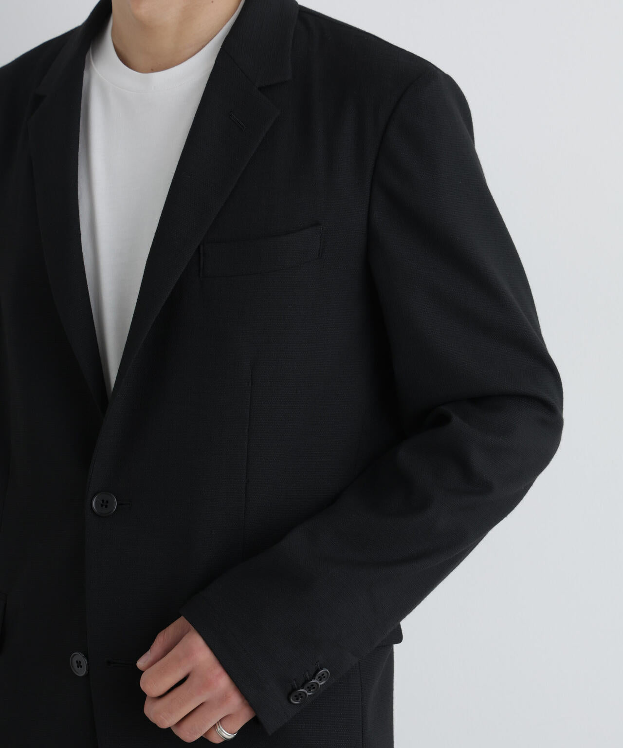 【大人気セットアップ】｢Damerino｣ T/Rスラブストレッチセットアップ/WASHABLE