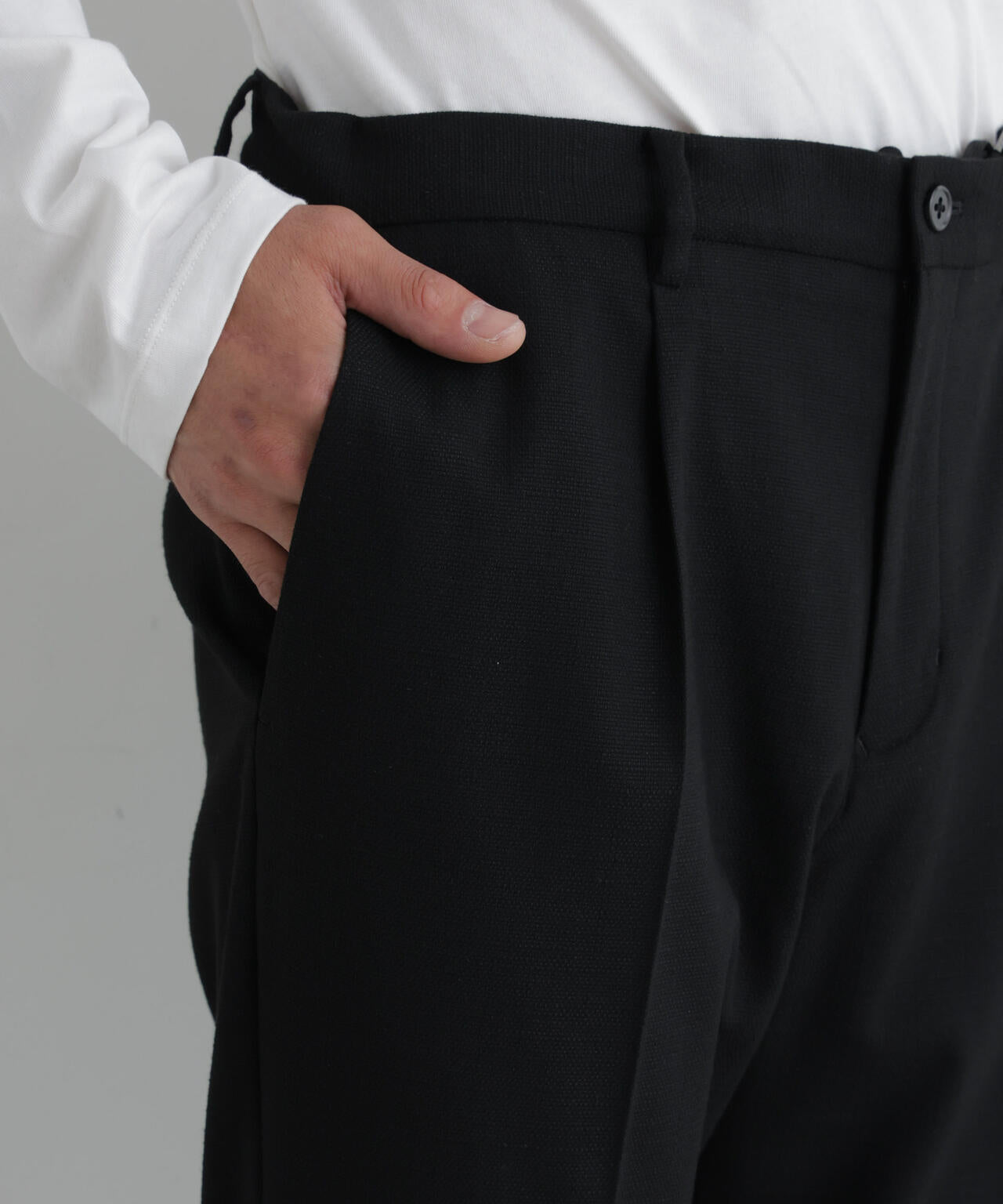 【大人気セットアップ】｢Damerino｣ T/Rスラブストレッチセットアップ/WASHABLE