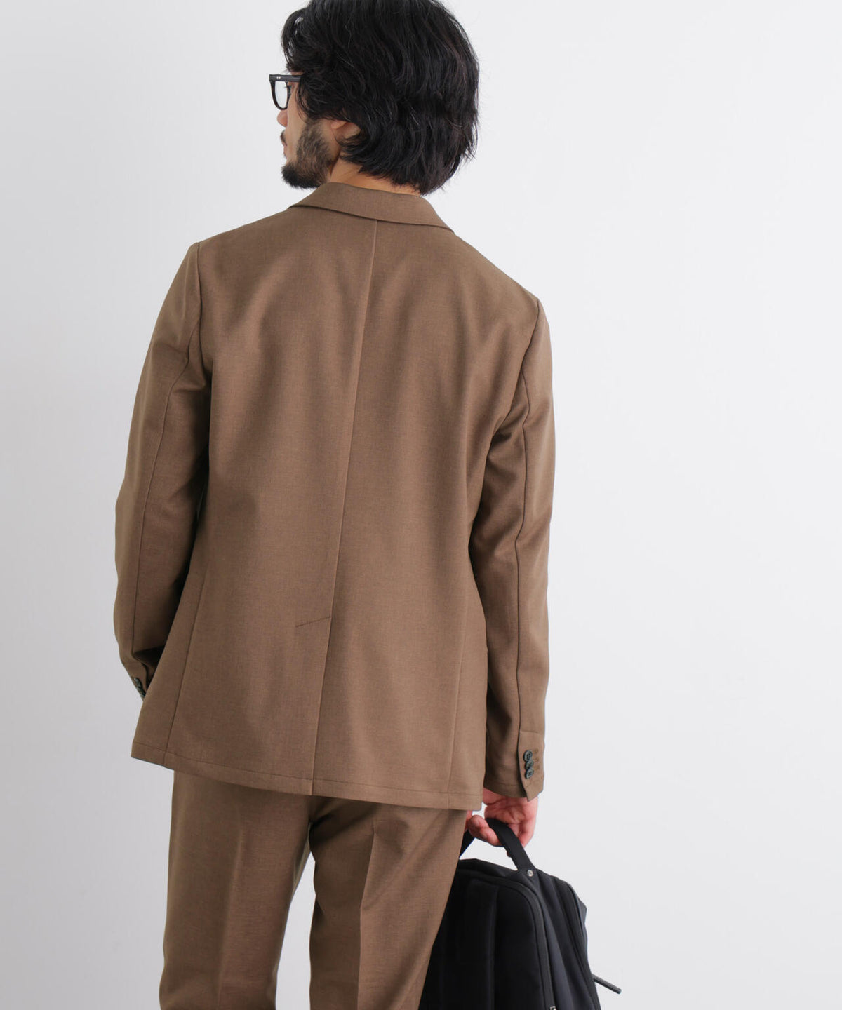 【イージーケア/防シワ】「Damerino」WOLSTAR(R) ツイルストレッチセットアップ/イージーケア