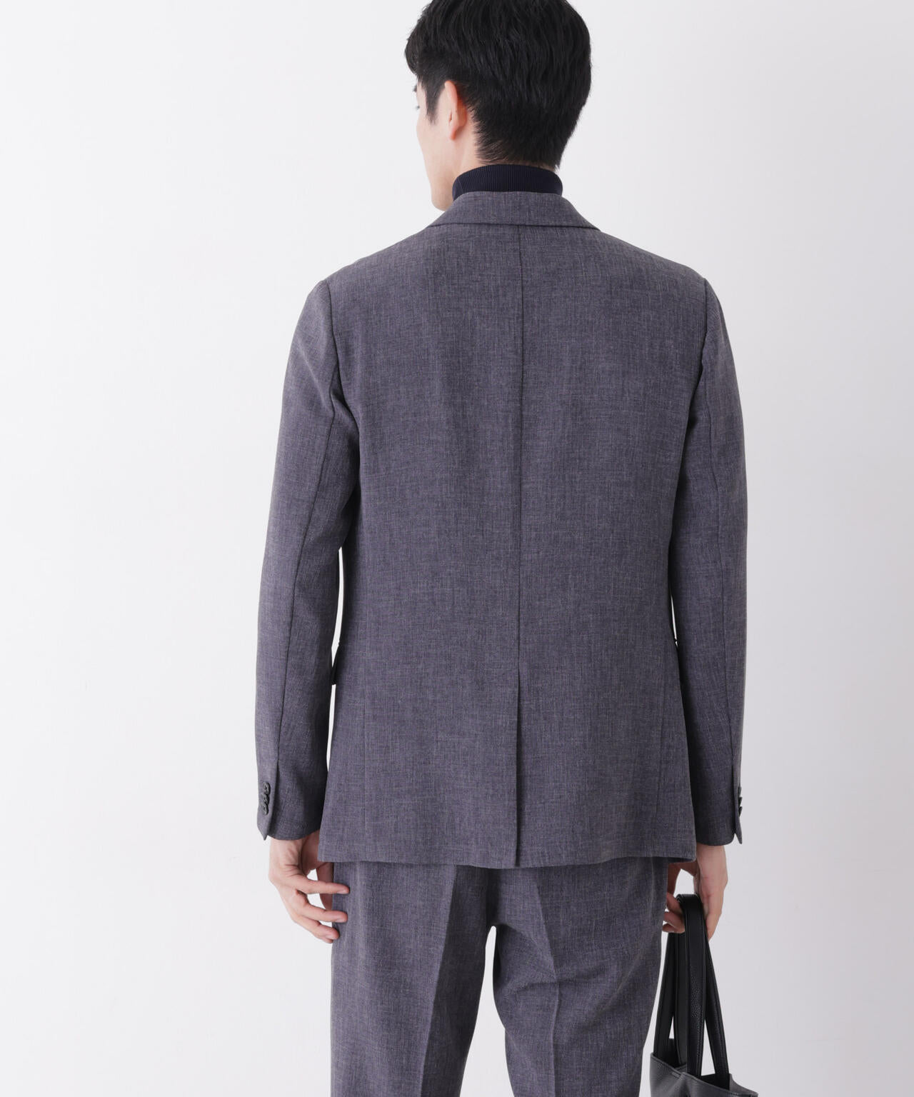 【大人気セットアップ】「Damerino」メランジエアシャークストレッチセットアップ/WASHABLE