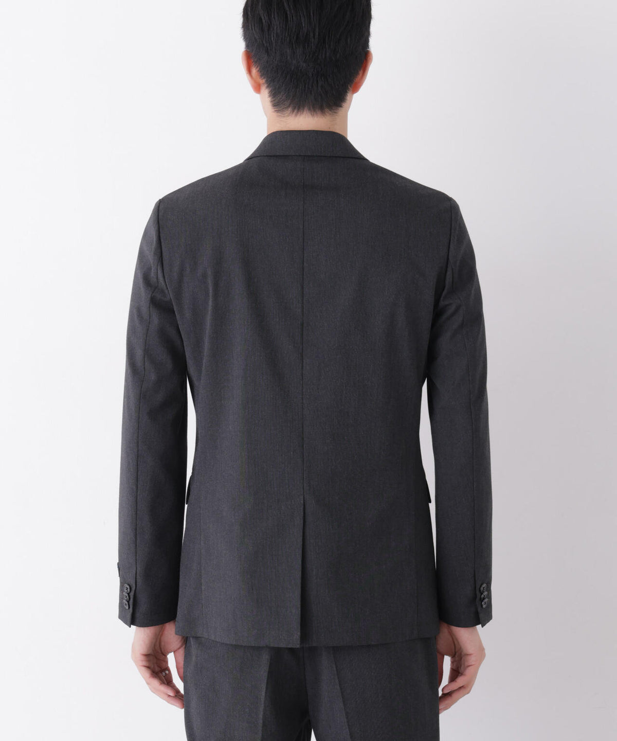 【形態安定】「Damerino」CARREMAN T/R ピンヘッドストレッチセットアップ