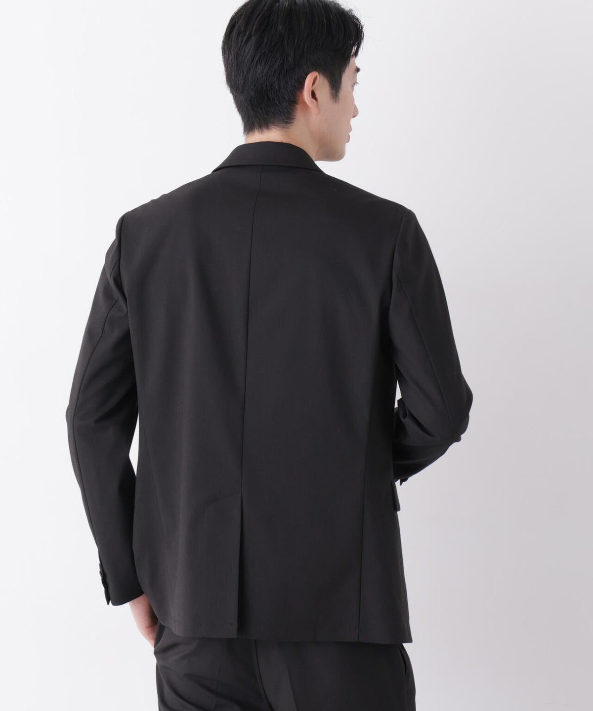 【形態安定】「Damerino」CARREMAN T/R ピンヘッドストレッチセットアップ