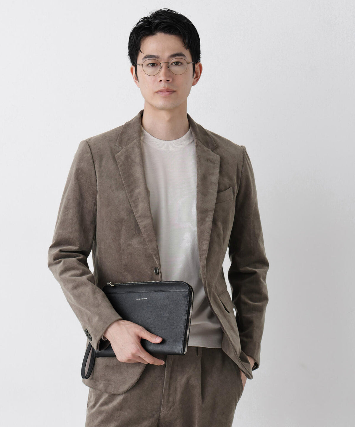 ｢Damerino｣コットンコーデュロイストレッチセットアップ