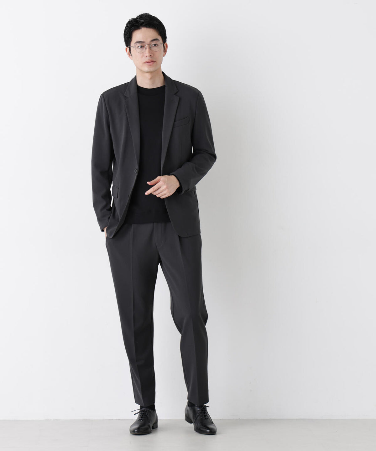 【防シワ/マシンウォッシャブル】｢DamerinoPack｣forJetSetterブークレジャージセットアップ