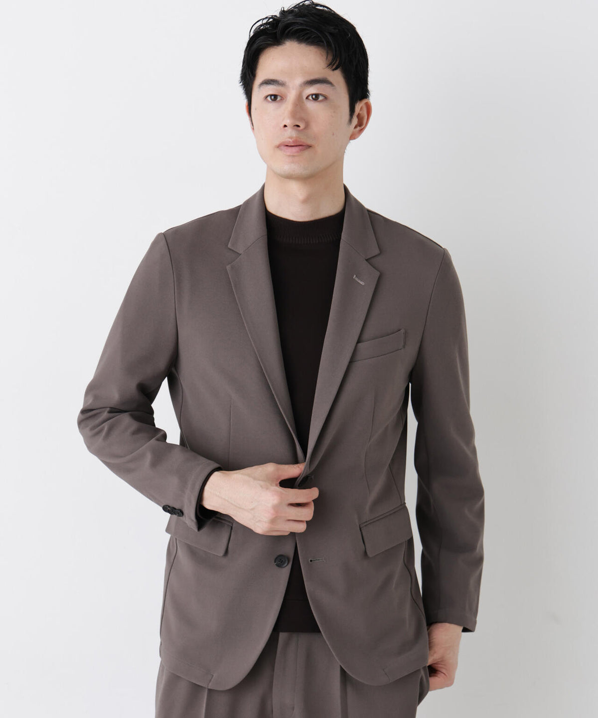 【防シワ/マシンウォッシャブル】｢DamerinoPack｣forJetSetterブークレジャージセットアップ