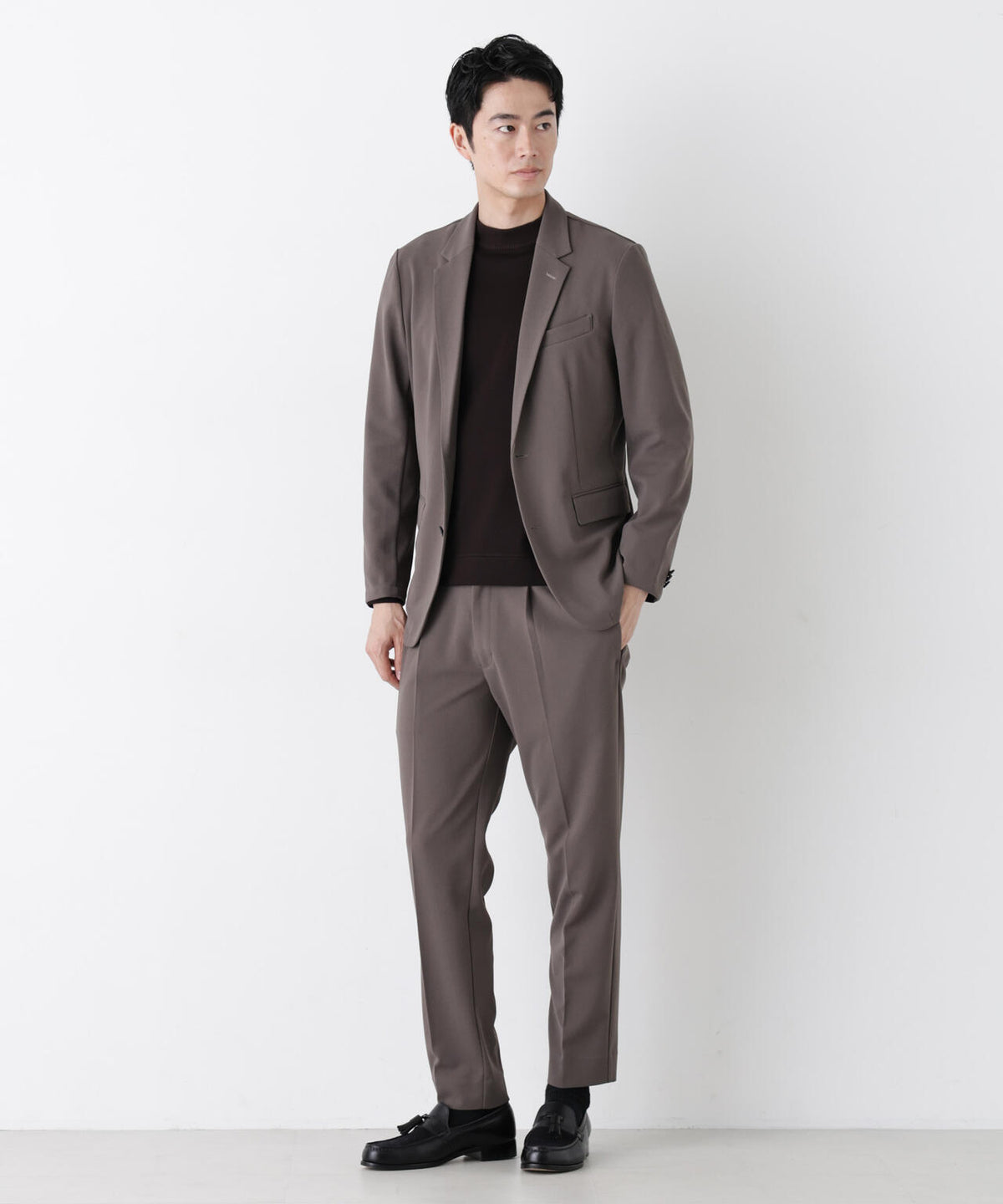 【防シワ/マシンウォッシャブル】｢DamerinoPack｣forJetSetterブークレジャージセットアップ