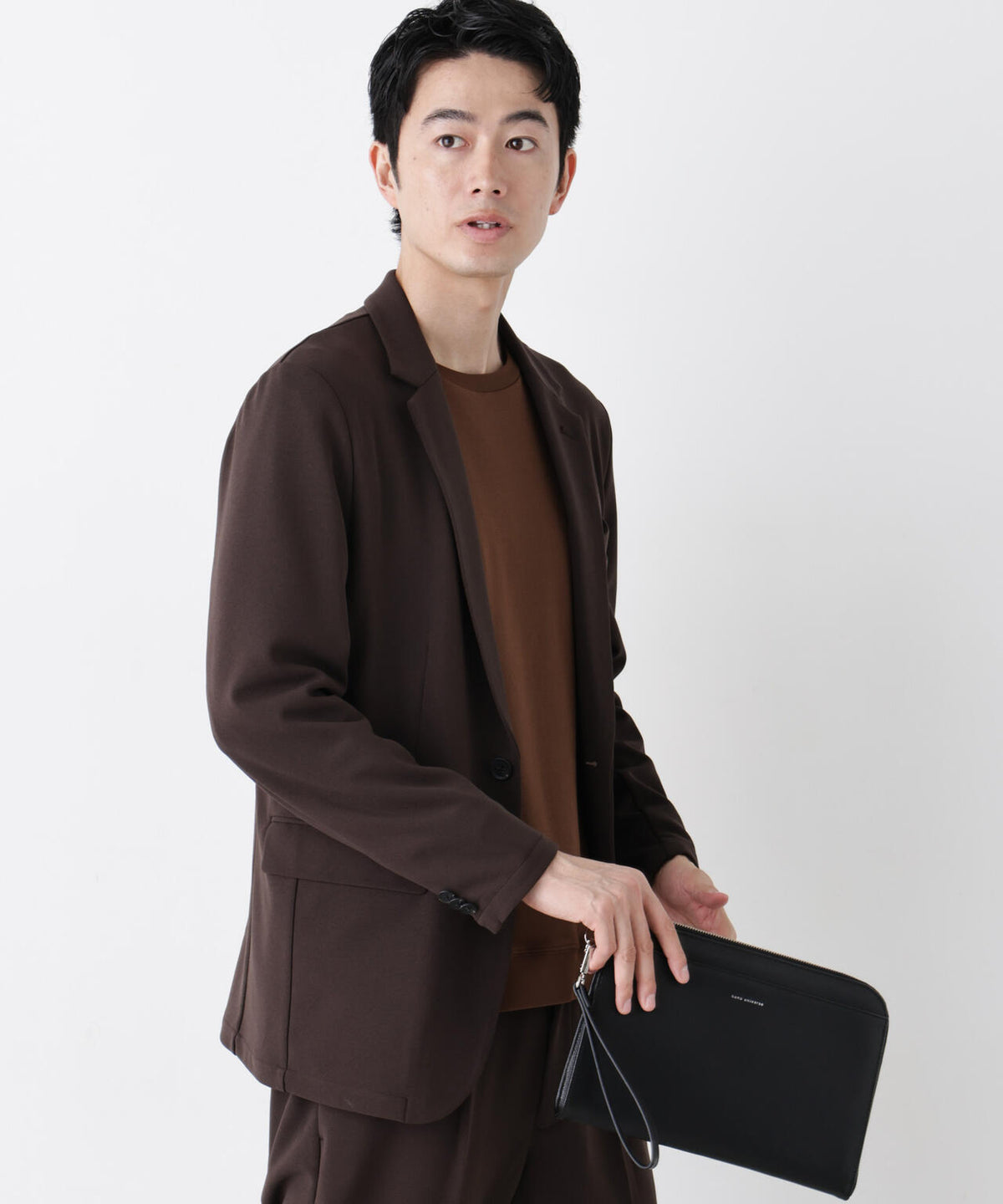 【防シワ/マシンウォッシャブル】｢DamerinoPack｣forJetSetterブークレジャージセットアップ