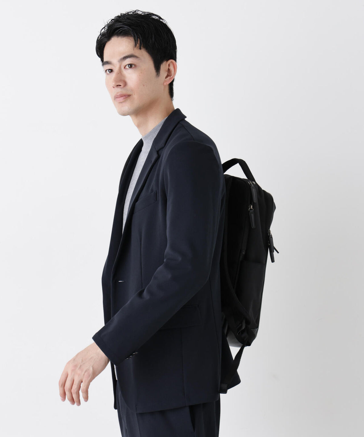 【防シワ/マシンウォッシャブル】｢DamerinoPack｣forJetSetterブークレジャージセットアップ
