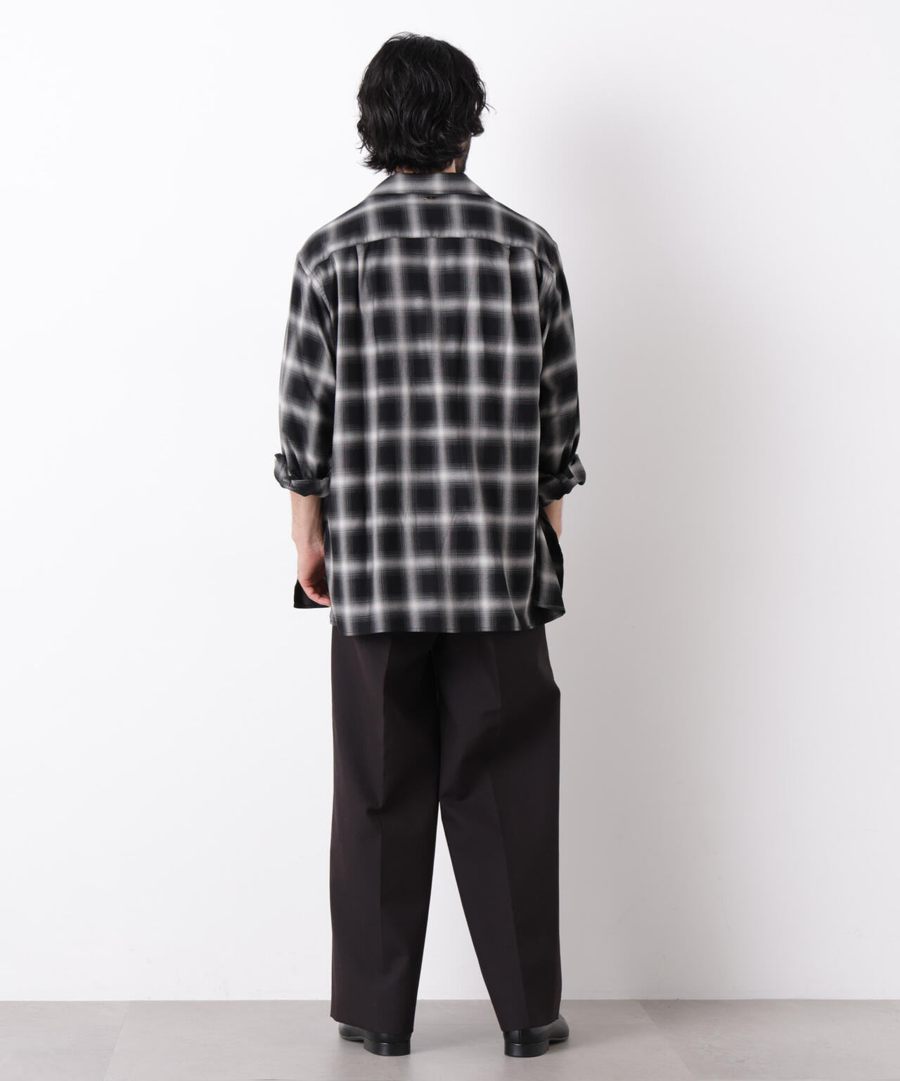 ｢ASSEMBLANC｣ レーヨンオンブレーシャツ(セットアップ可)