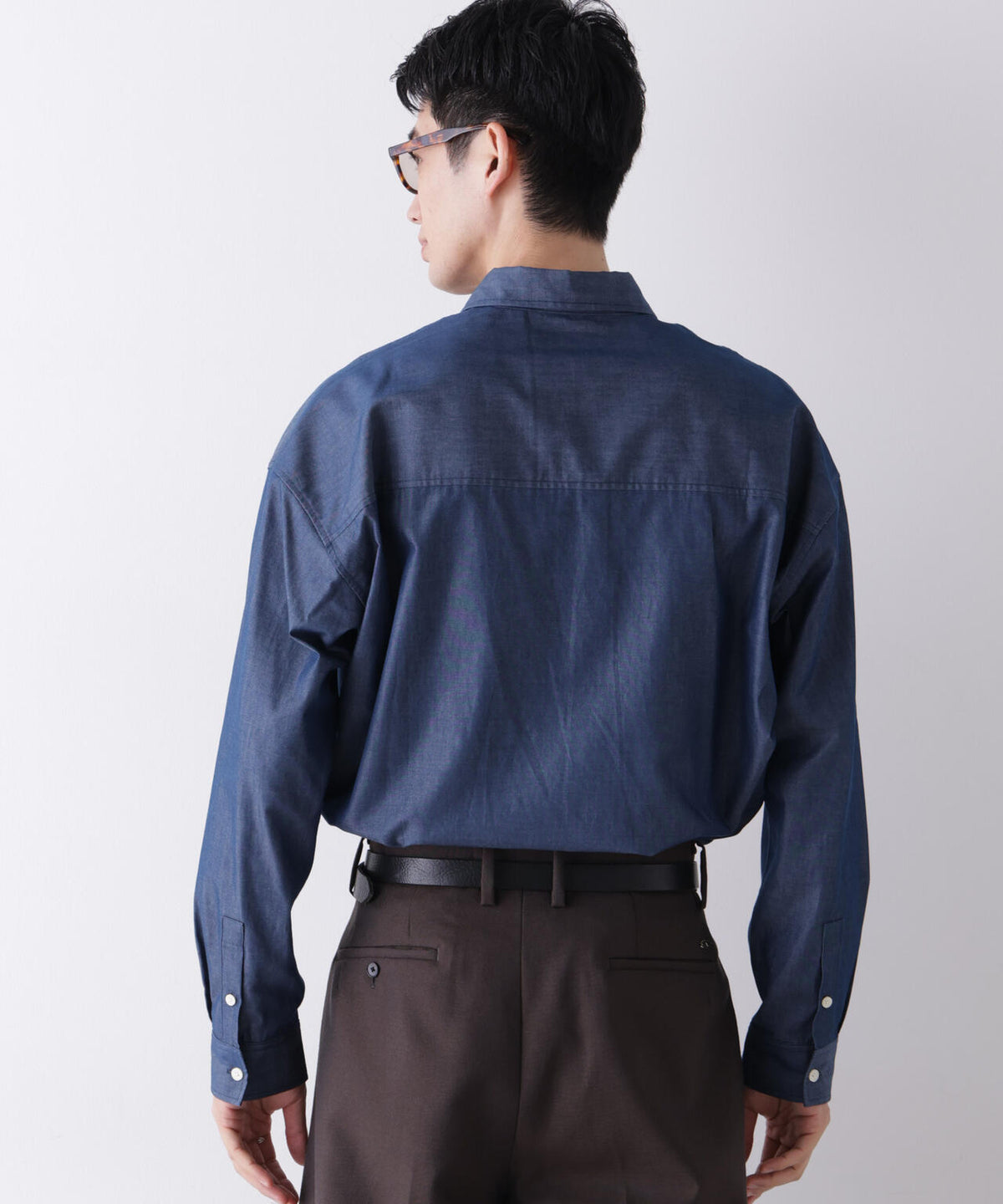 ｢James Fabric｣ ボクシークロップドシャツブルゾン