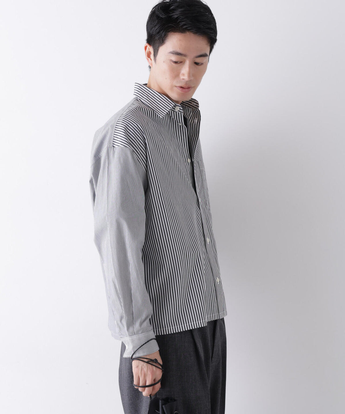 ｢James Fabric｣ ボクシークロップドシャツブルゾン