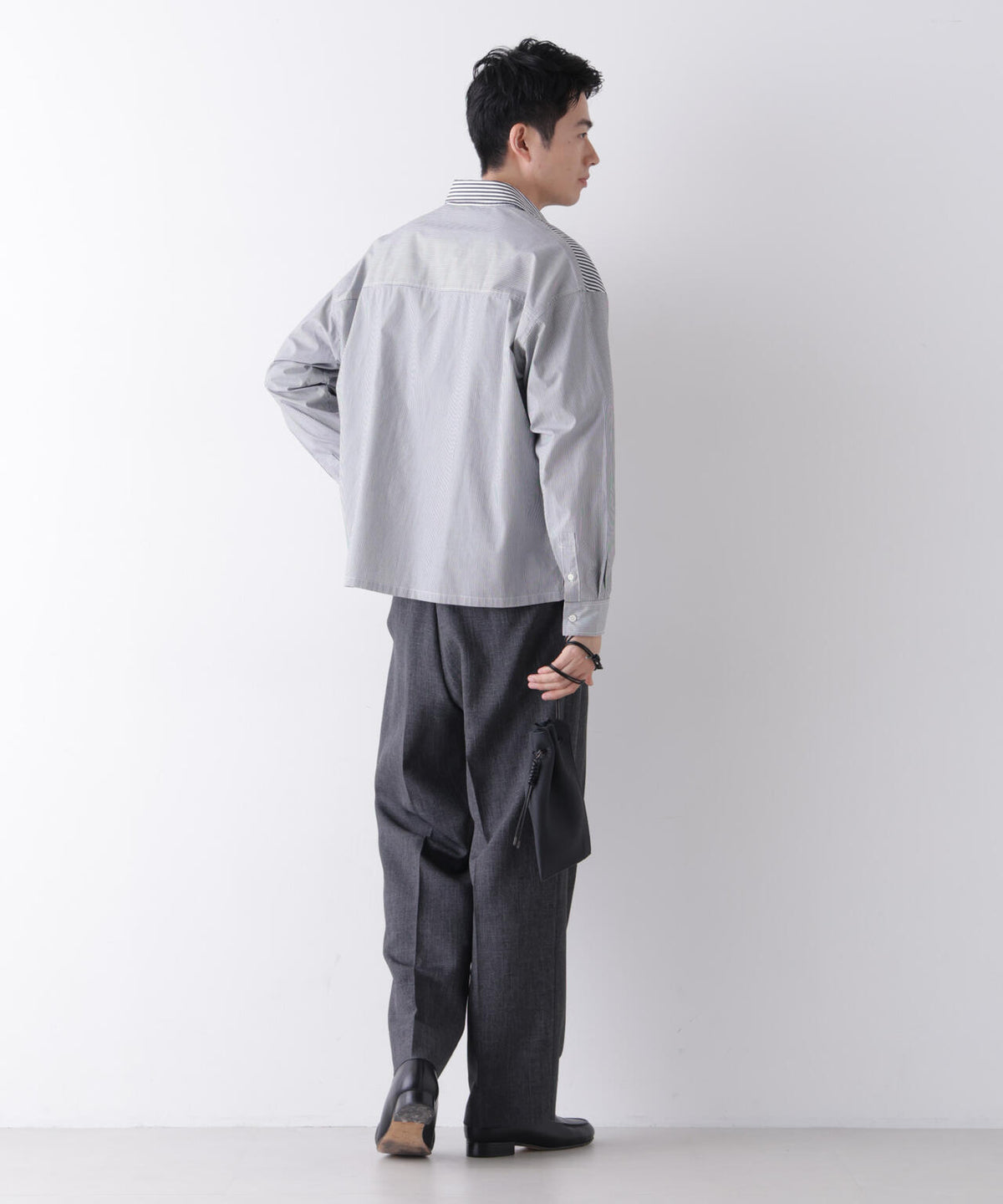 ｢James Fabric｣ ボクシークロップドシャツブルゾン