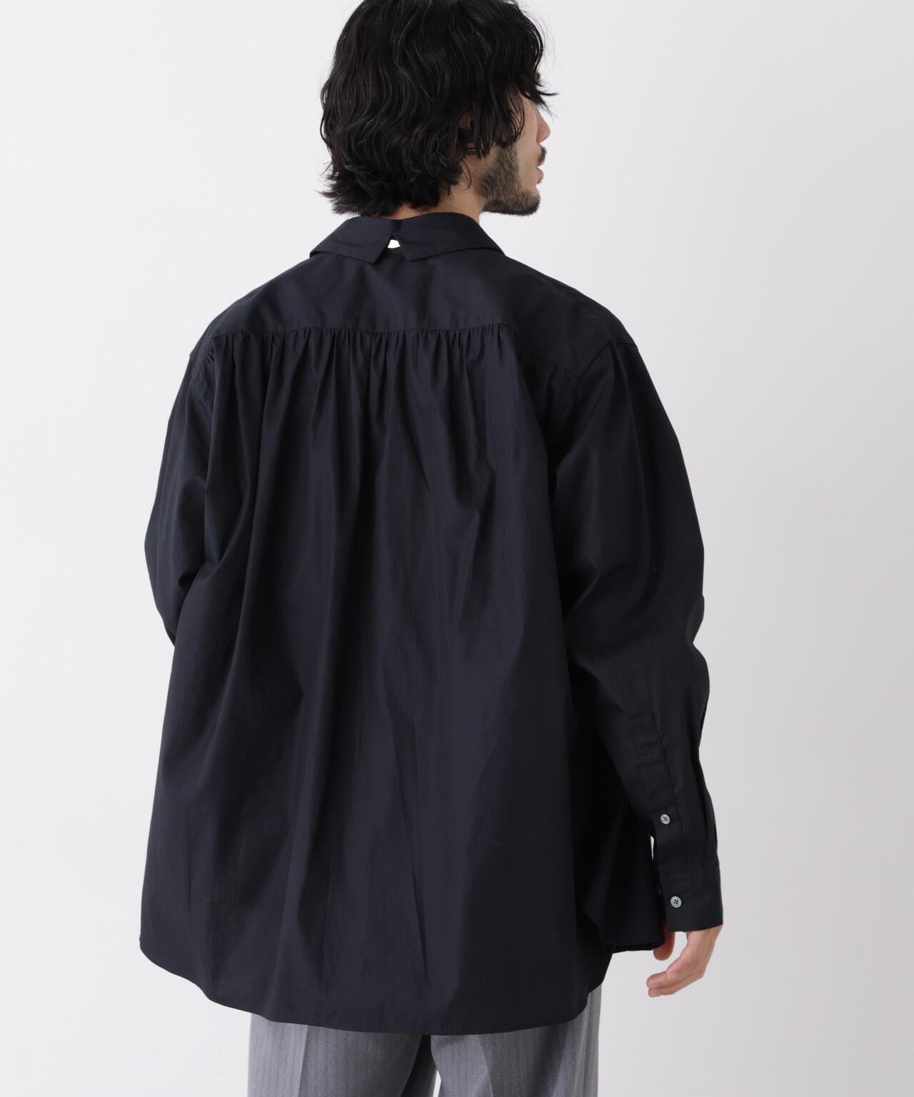「ASSEMBLANC」Wrinkleワイヤーワッシャーシャツ