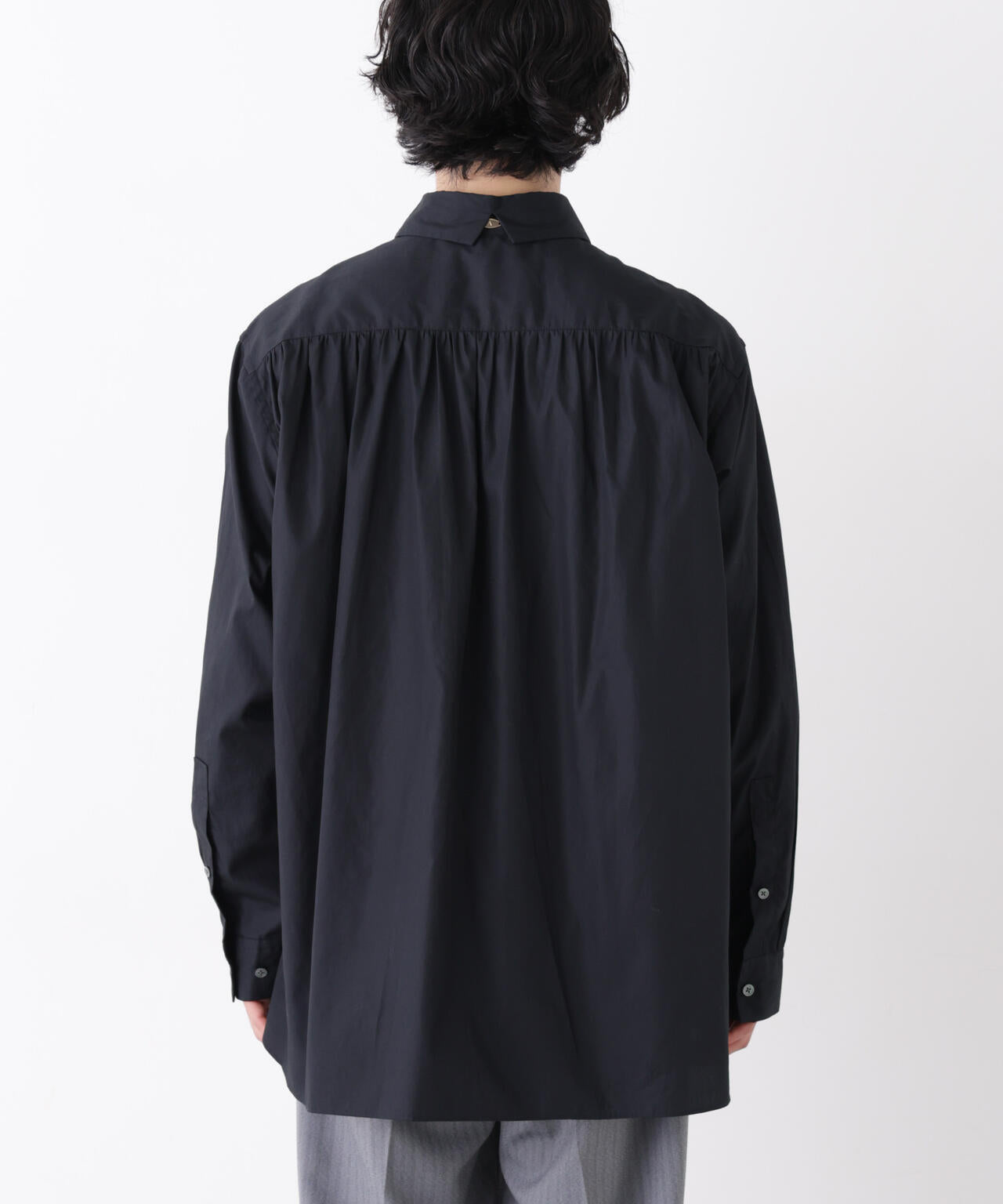 「ASSEMBLANC」Wrinkleワイヤーワッシャーシャツ