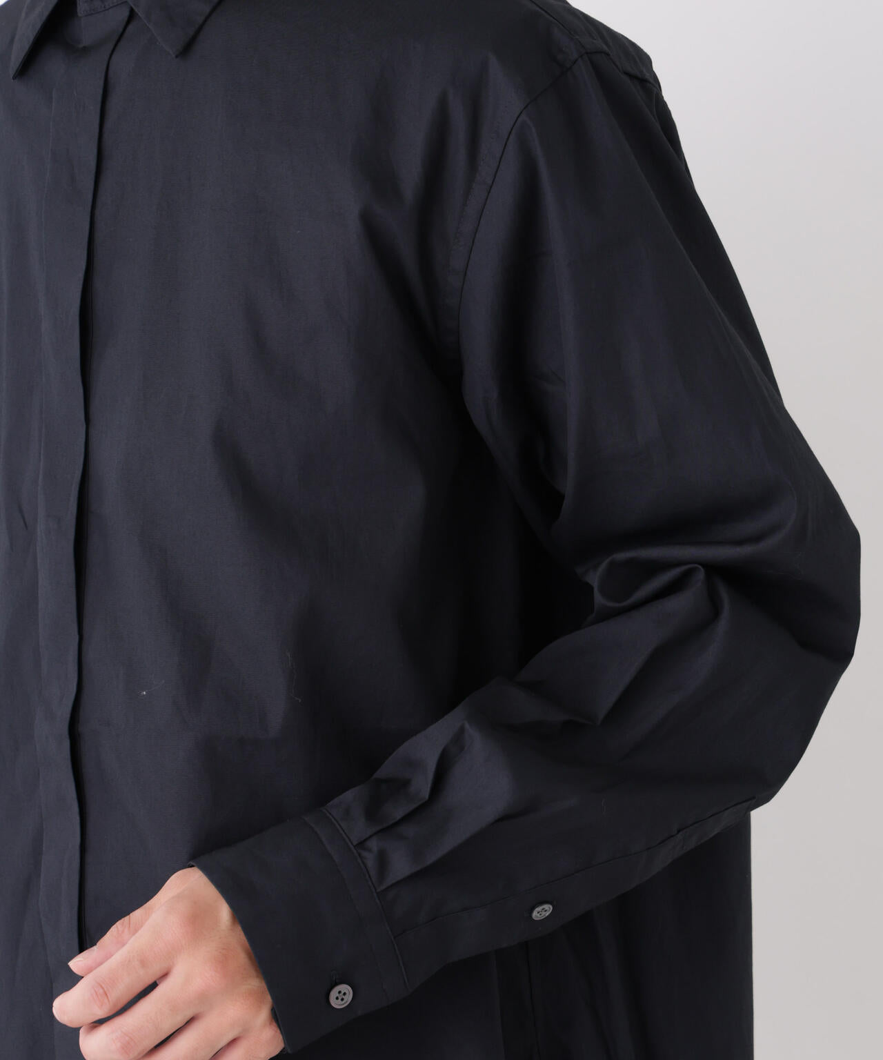 「ASSEMBLANC」Wrinkleワイヤーワッシャーシャツ