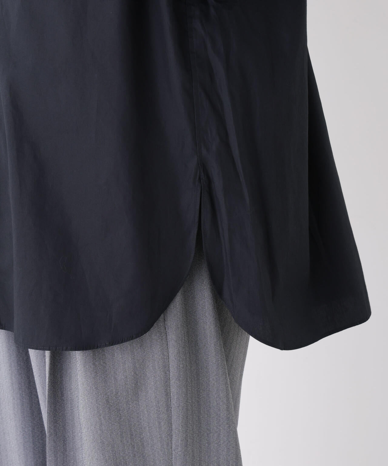 「ASSEMBLANC」Wrinkleワイヤーワッシャーシャツ