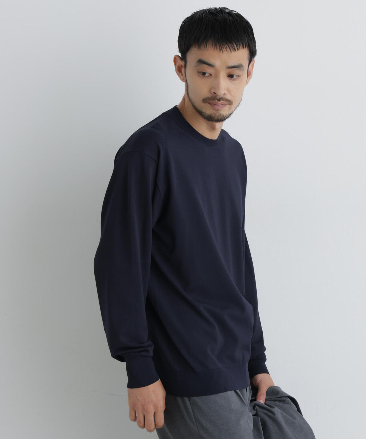 180cm　B:89 W:70 H:91 着用サイズ：L