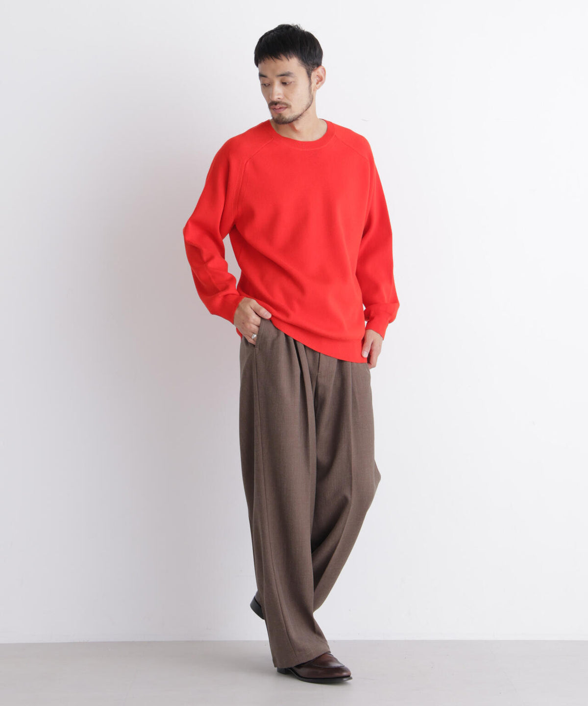 「OtoNANO」総針スウェットライクニット