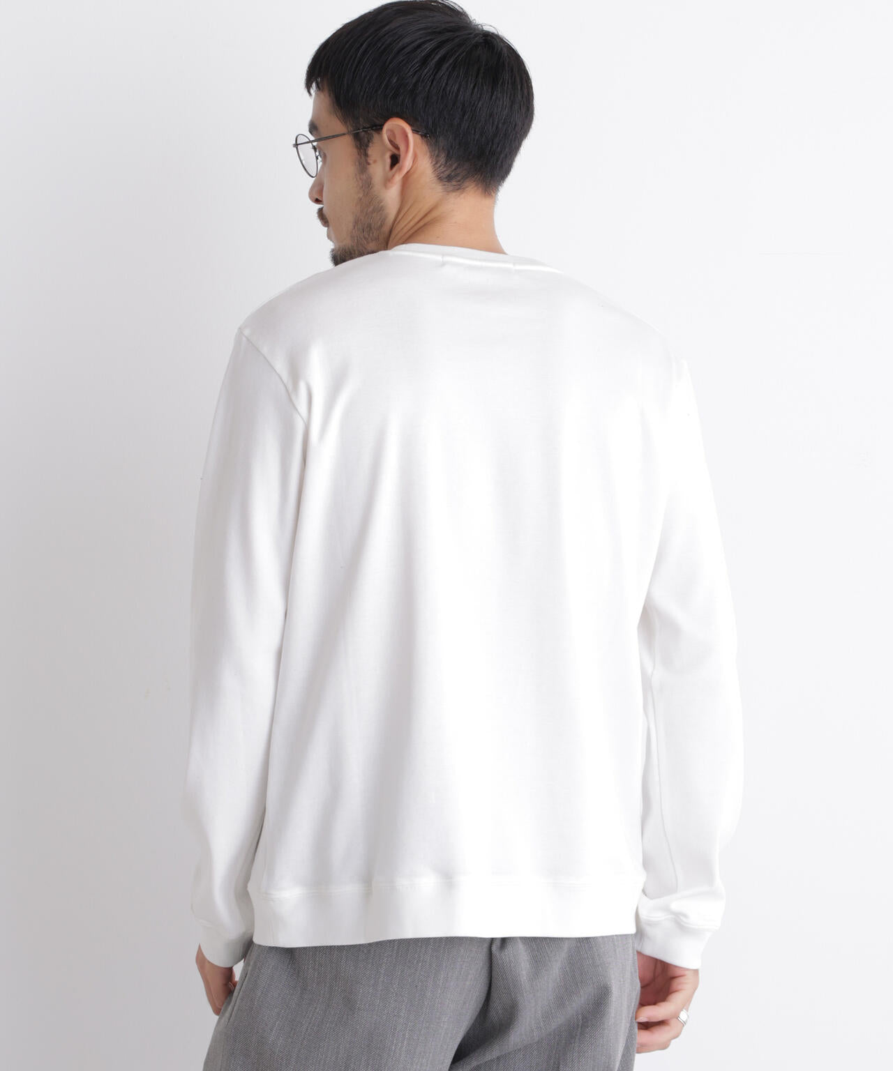 「FORMAL JERSEY」クルーネックカットソー長袖