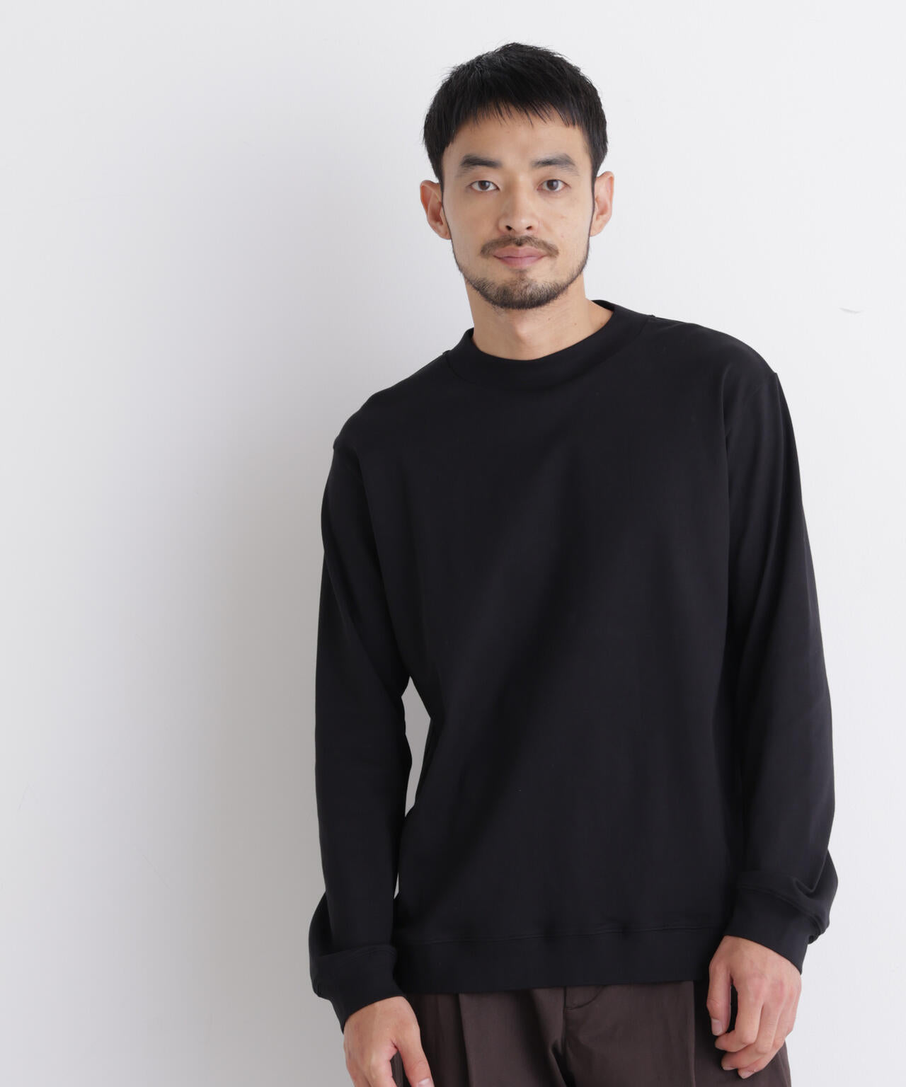 FORMAL JERSEY」モックネックカットソー長袖 | NANO universe（ナノ