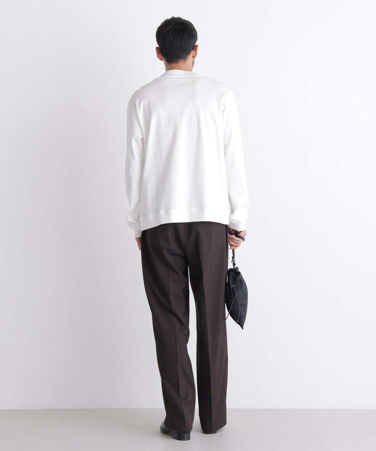 「FORMAL JERSEY」モックネックカットソー長袖