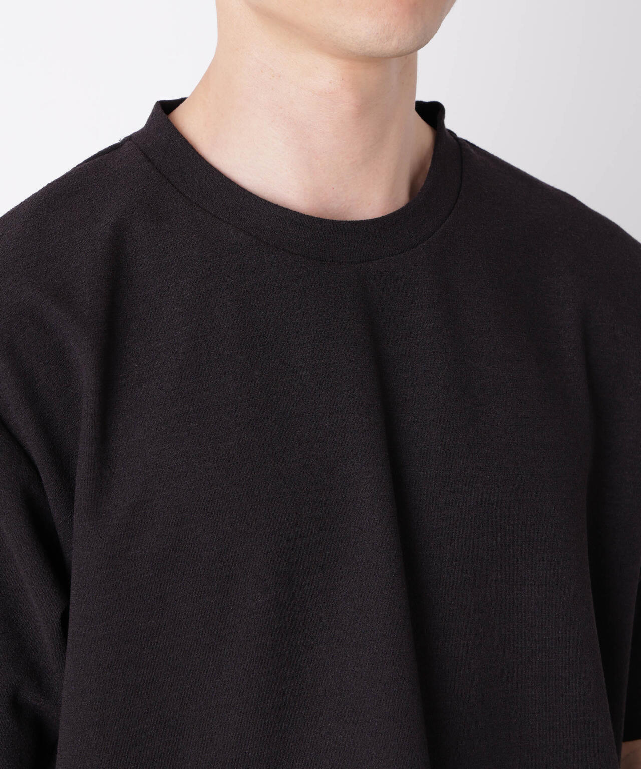 マイクロパイル クルーネックTシャツ 吸水速乾（セットアップ可）