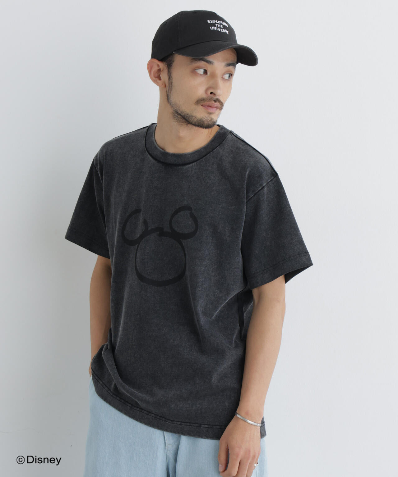 NANO×DISNEY ミッキーマウス フェードTシャツ