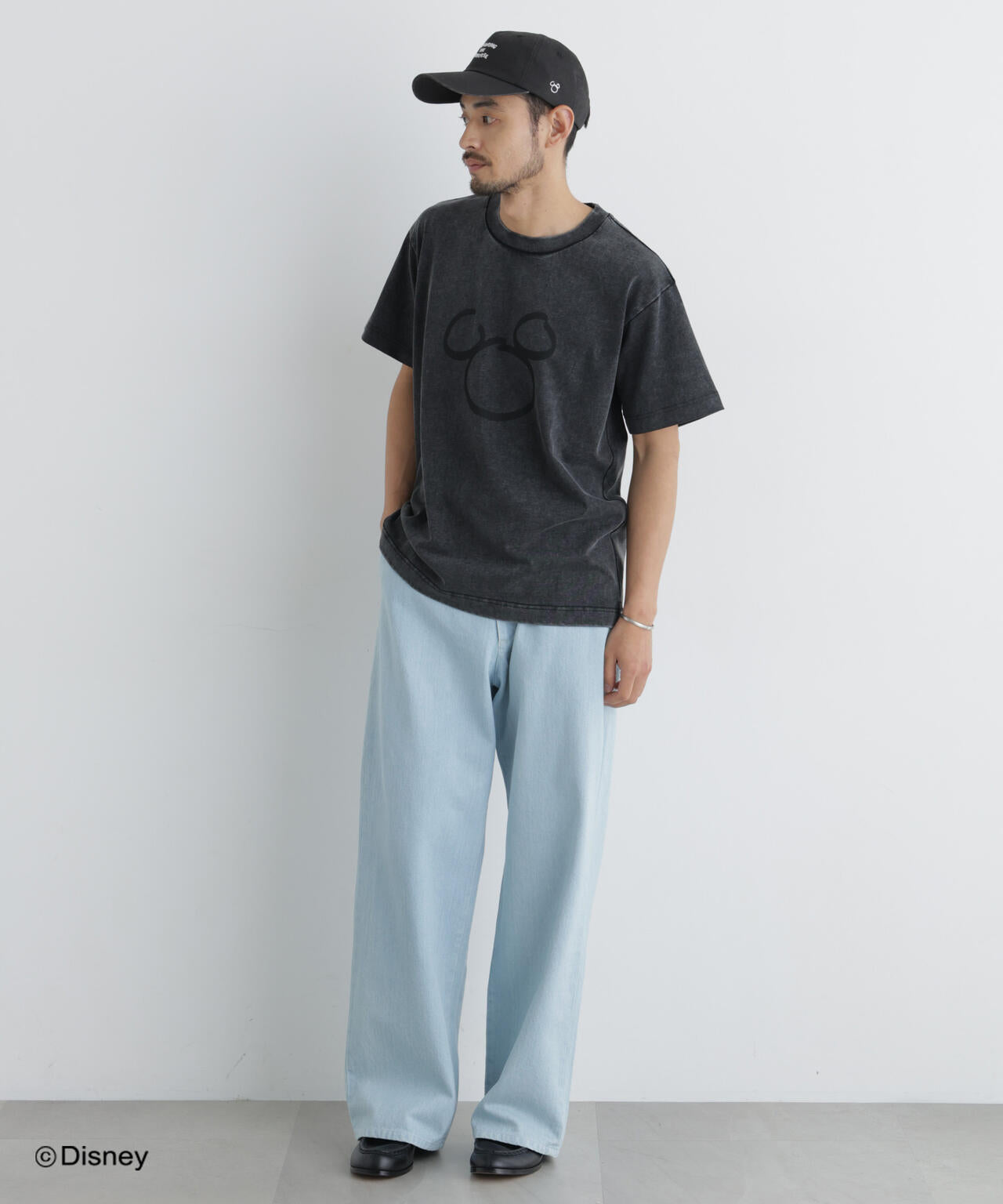 NANO×DISNEY ミッキーマウス フェードTシャツ
