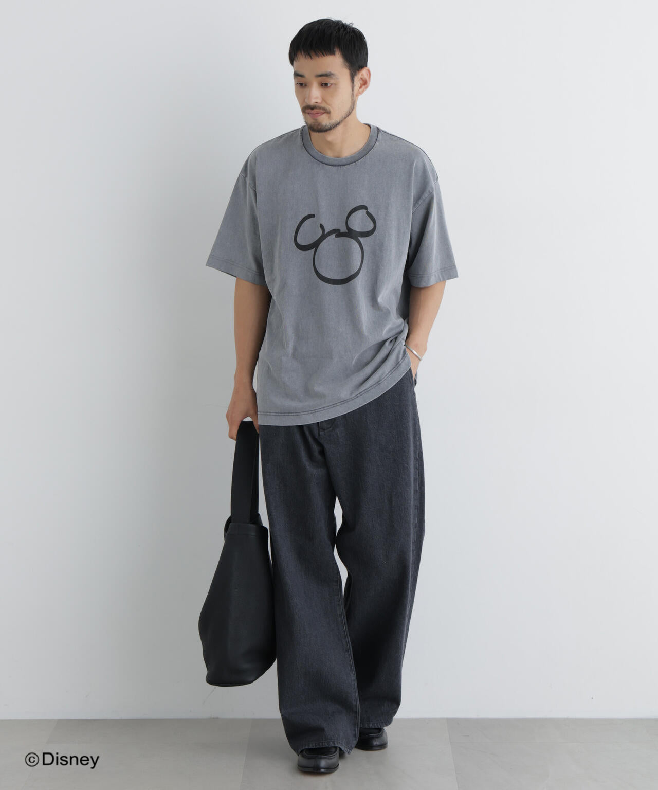 NANO×DISNEY ミッキーマウス フェードTシャツ