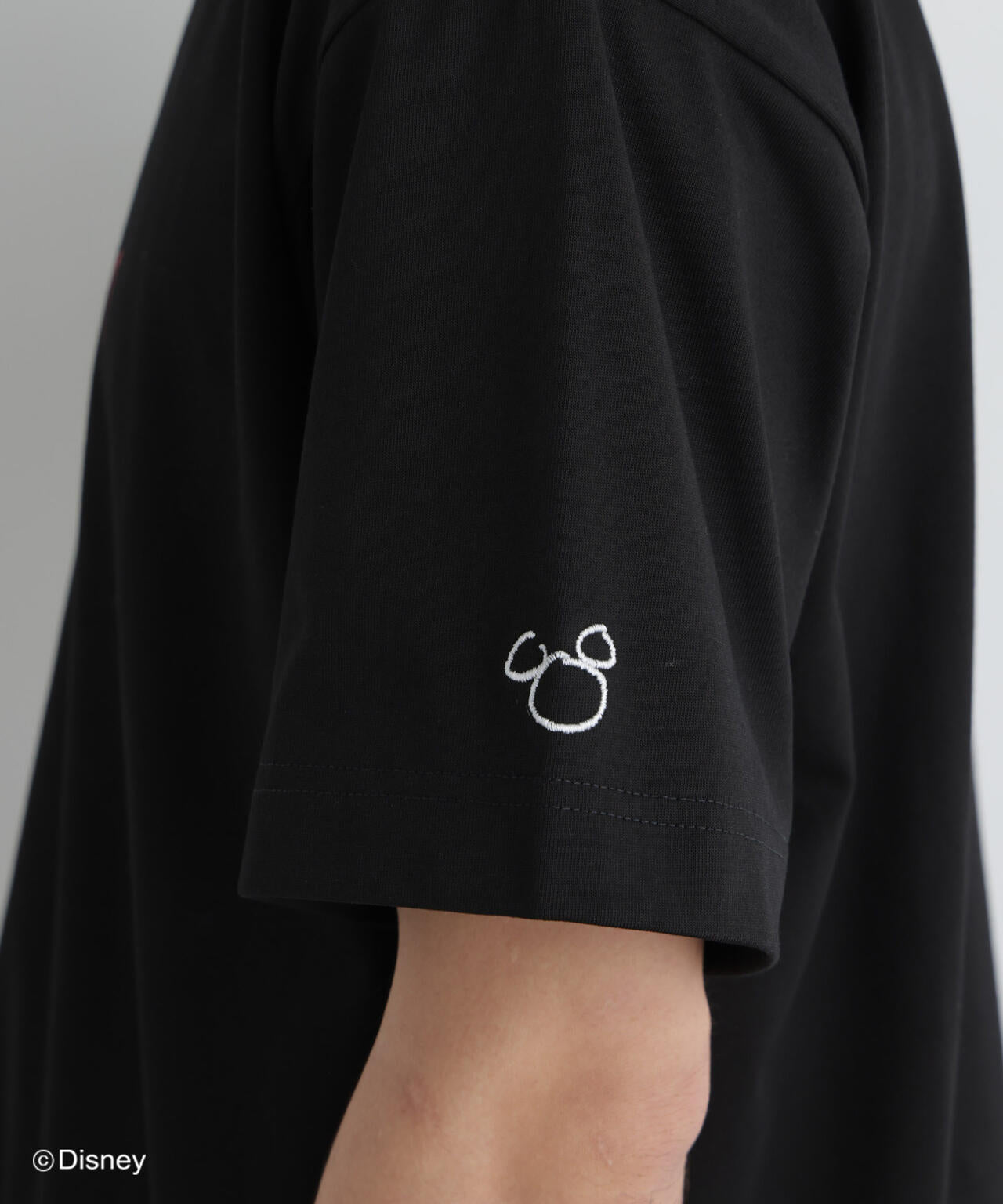 NANO×DISNEY ミッキーマウス 刺繍Tシャツ