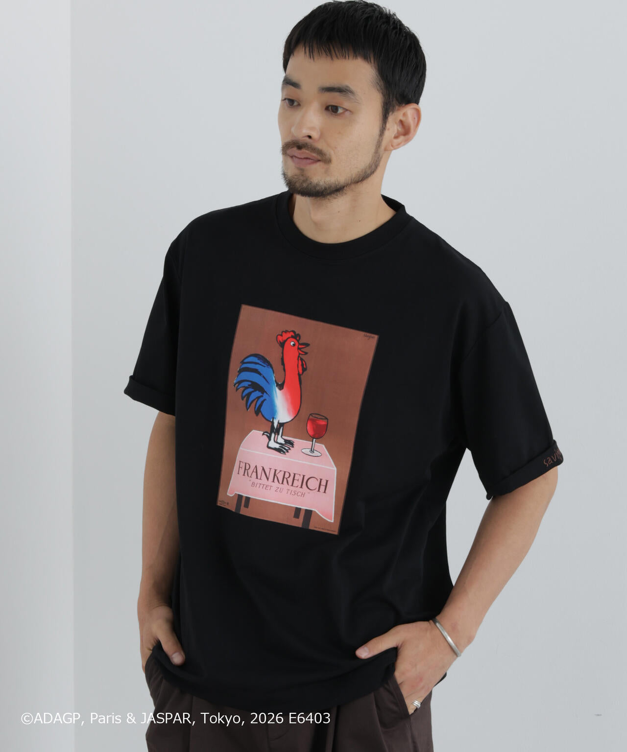 OtoNANO｣×SAVIGNAC プリントTシャツ | NANO universe（ナノ