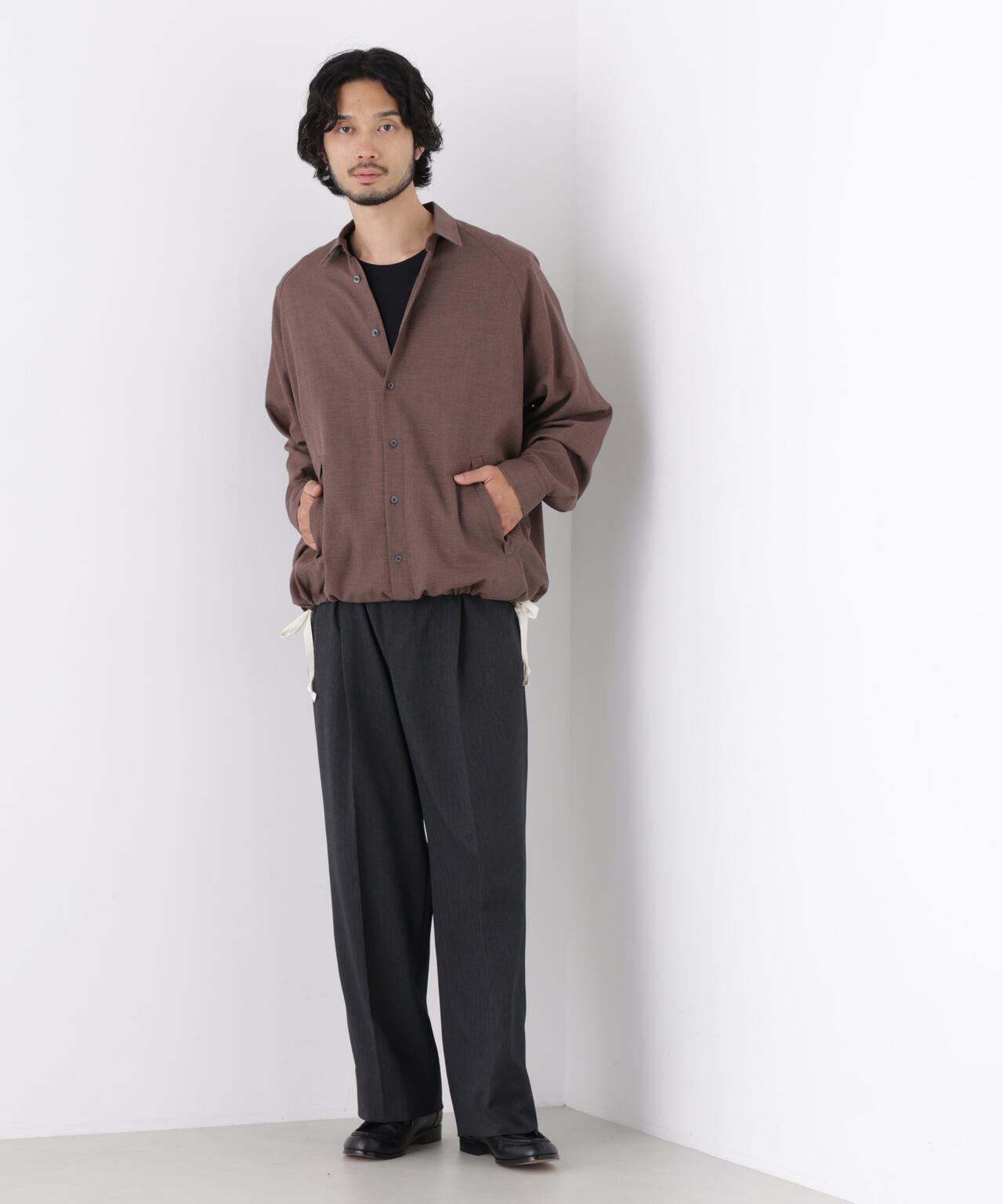 ｢OtoNANO｣ ヘリンボンワイドイージースラックス