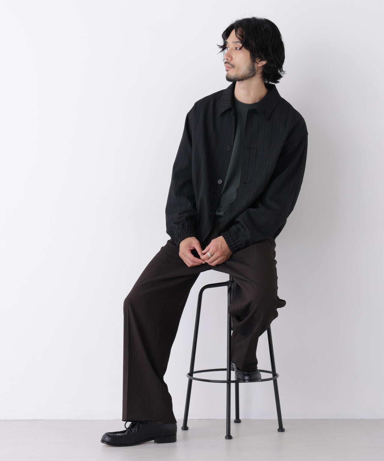｢OtoNANO｣ ヘリンボンワイドイージースラックス